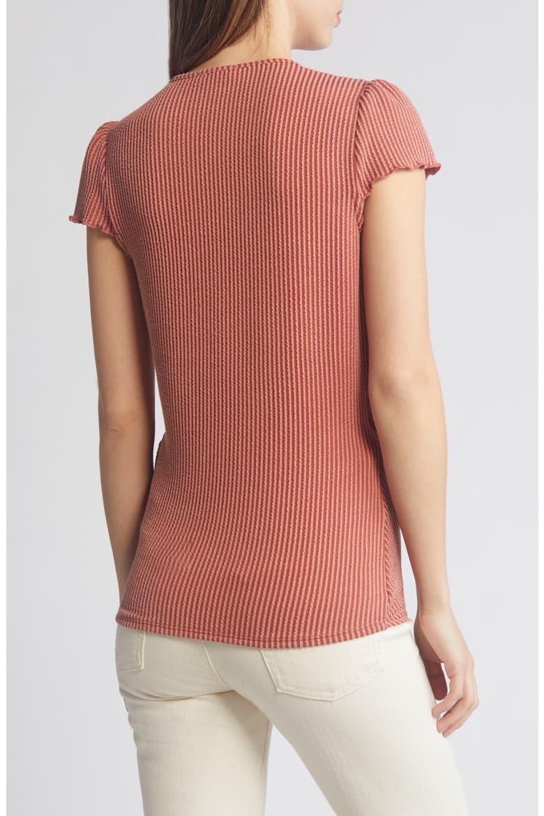 Texture Wrap Front Top, Alternate, color, TERRACOTTA