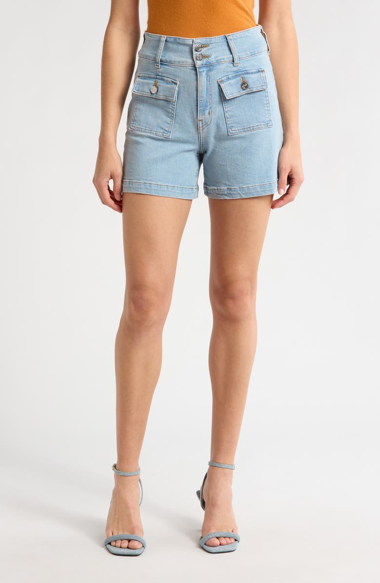 Derek Lam 10 Crosby Anissa Denim Shorts, Main, color,