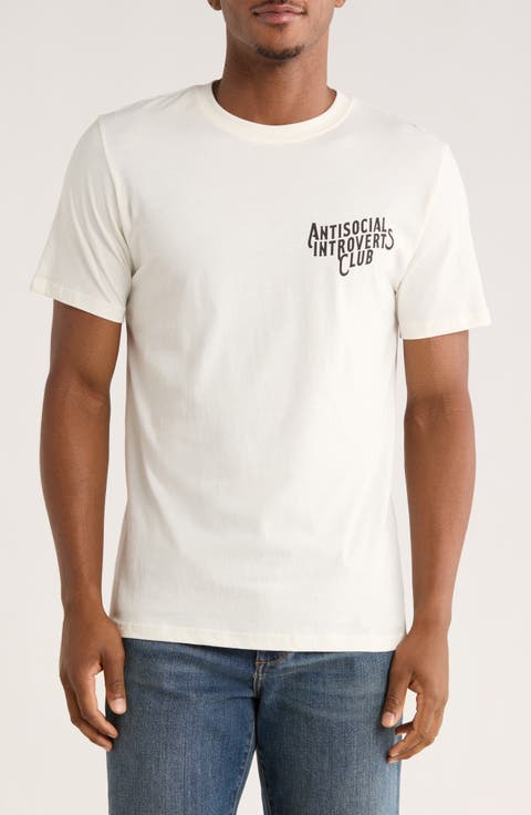 Antisocial Introverts Club Graphic T-Shirt