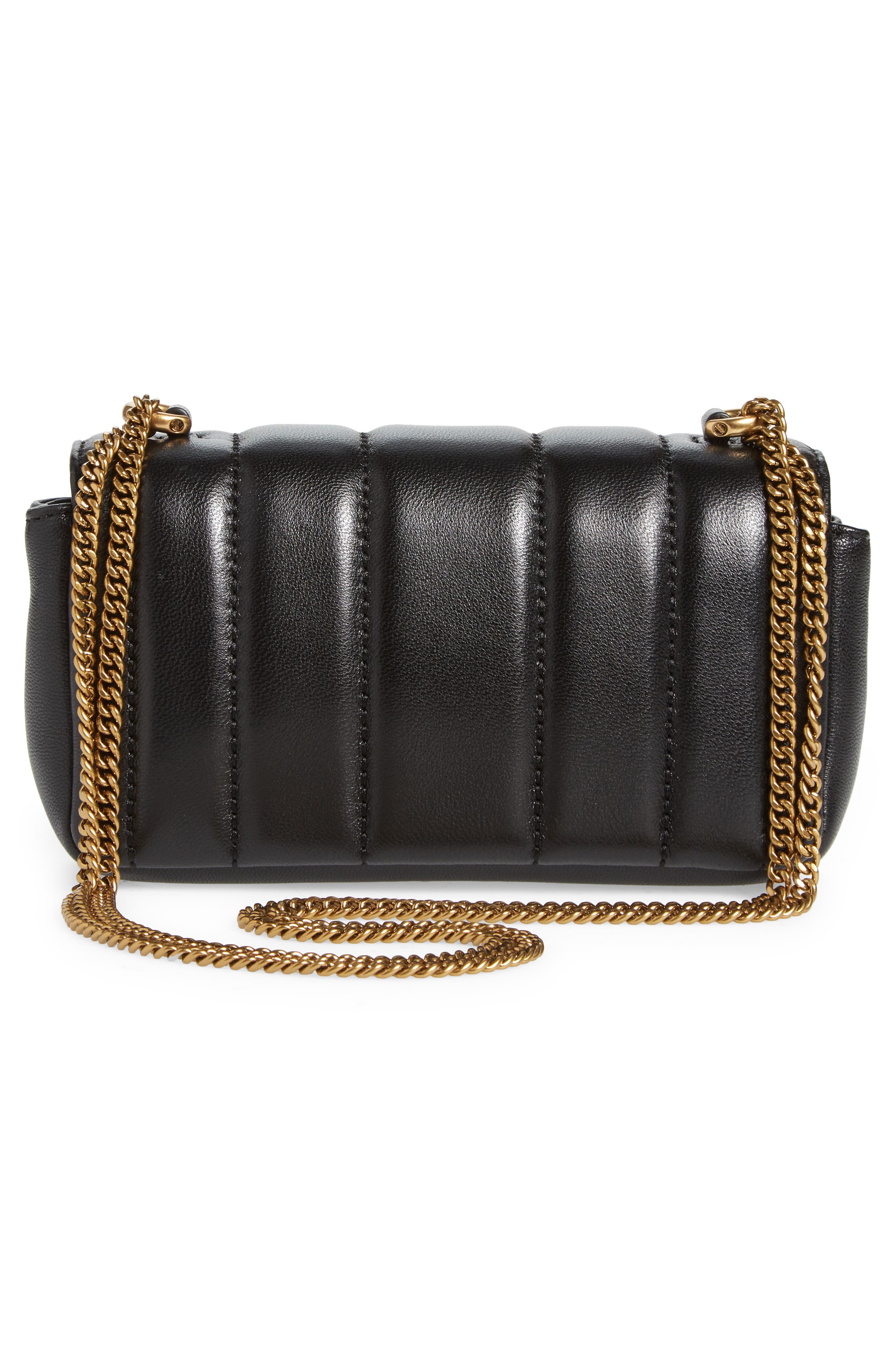 Tory Burch Mini Kira Flap Convertible Quilted Leather Shoulder Bag, Alternate, color, 