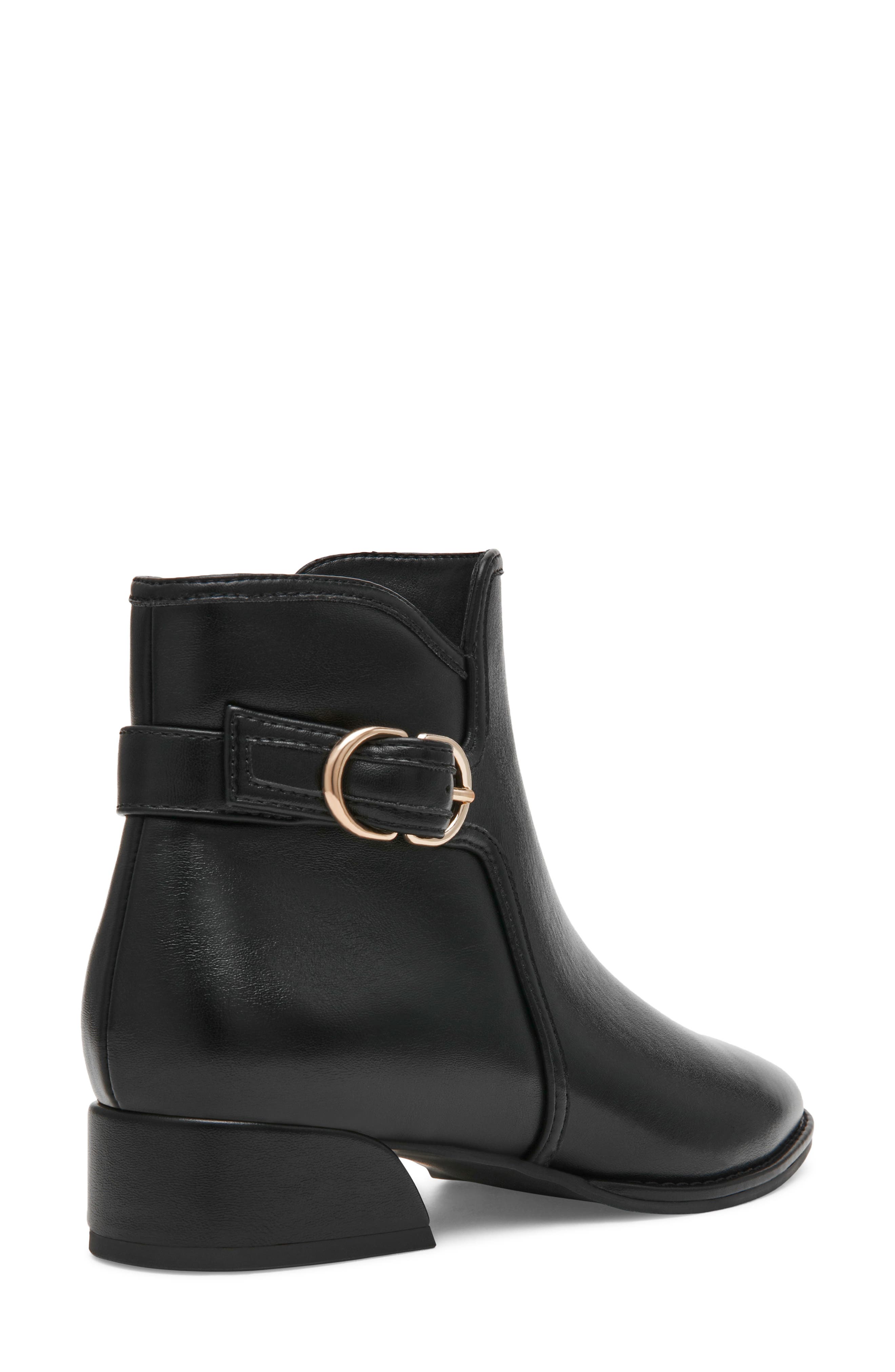 Akanchor Bootie, Alternate, color, BLACK SMOOTH