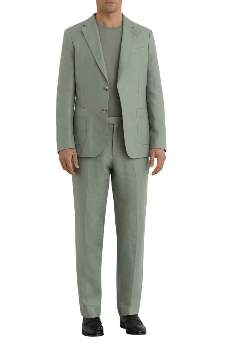 Reiss Atlantic Linen Sportcoat, Alternate, color, Sage