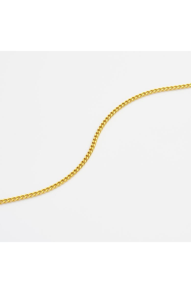 7879 Diamond Cut Curb Chain Bracelet, Alternate, color, Gold