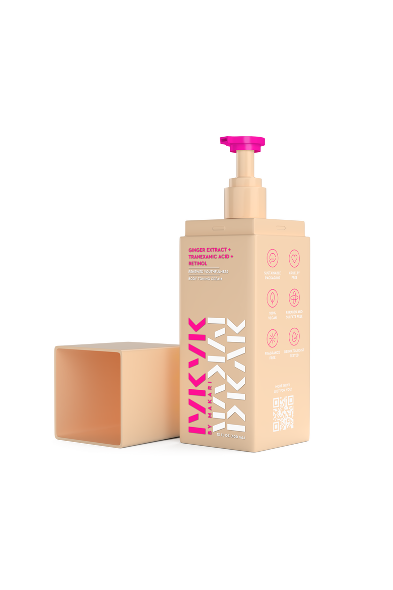 Ginger Extract + Tranexamic Acid + Retinol Body Toning Cream, Main, color, None