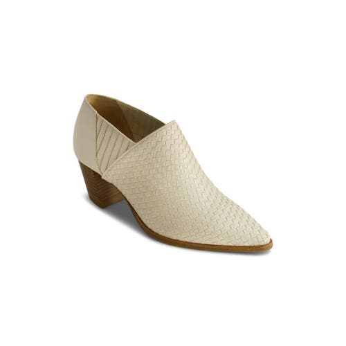 Shop Bernardo Footwear Famous Ankle Bootie In Eggshell