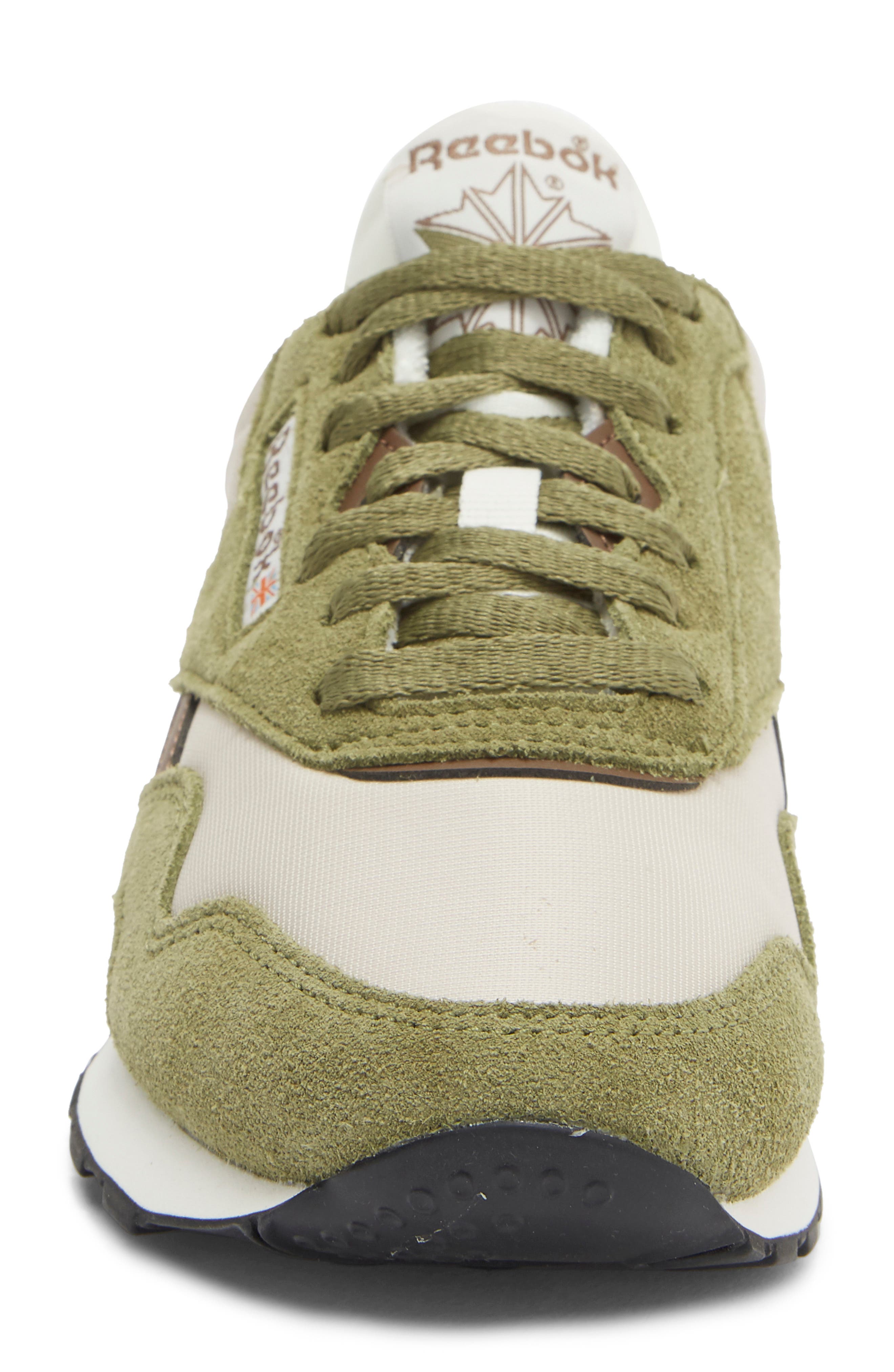 Classic Nylon Sneaker, Alternate, color, GREEN BROWN GREY