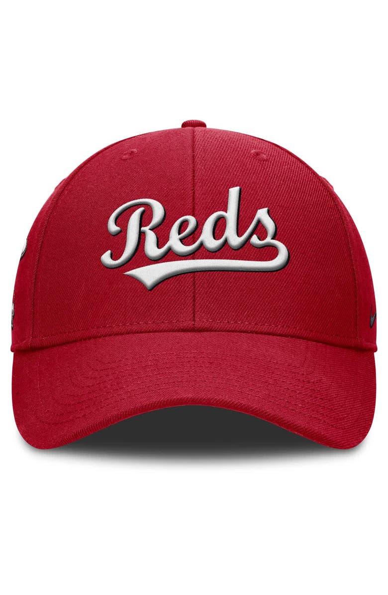 Nike Men's Nike Red Cincinnati Reds Rise Gaberdine Adjustable Hat, Alternate, color, Red