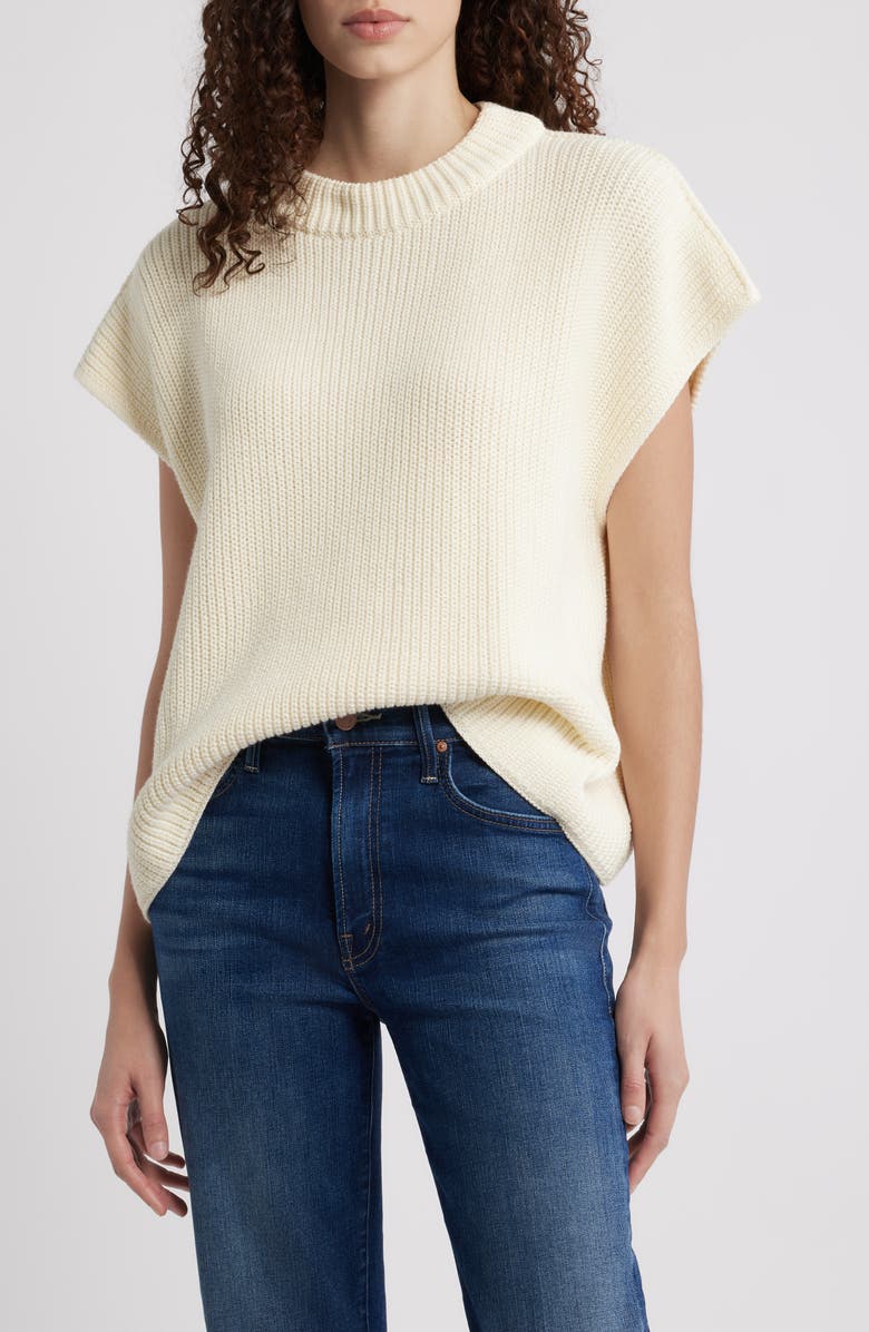 Frank & Eileen Montecito Sweater Vest, Main, color, Cream