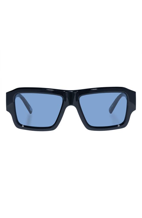 Polygraph 55mm Rectangular Sunglasses