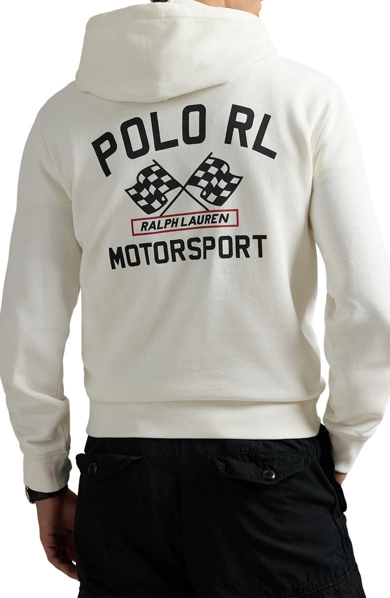 Polo Ralph Lauren Fleece Graphic Hoodie, Alternate, color, Nevis