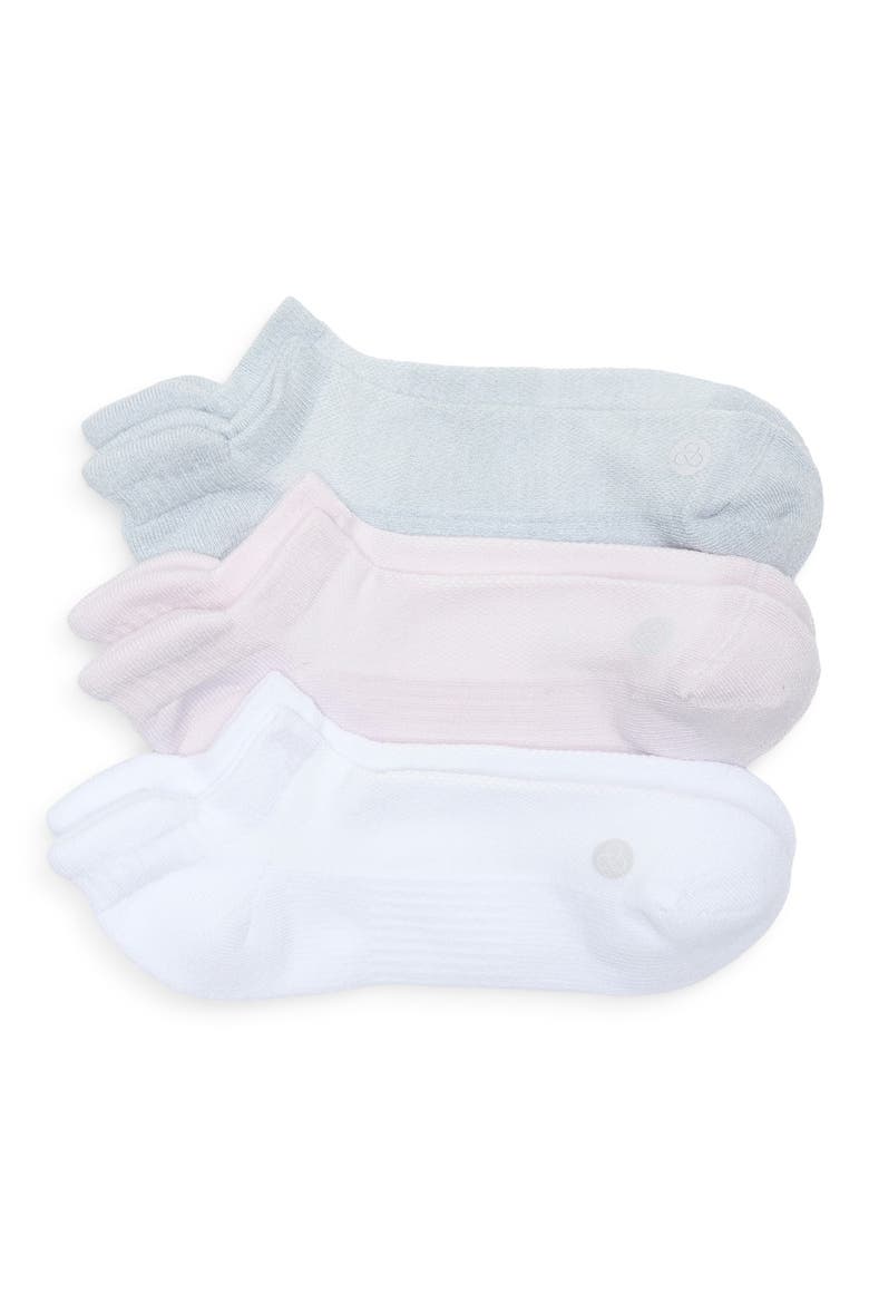 3-Pack Tab Ankle Socks, Alternate, color, PURPLE HUSH