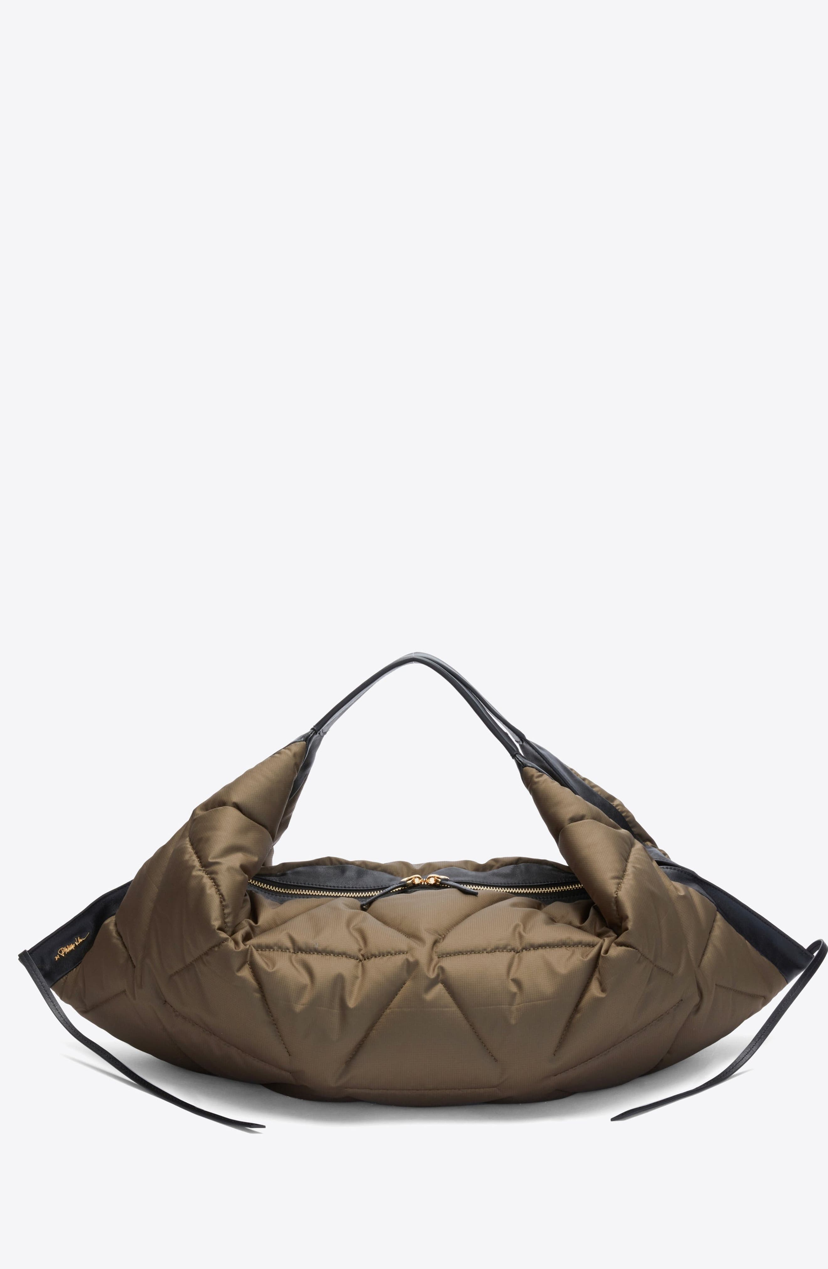 3.1 Phillip Lim Quilted Luna Bag, Main, color, Caper