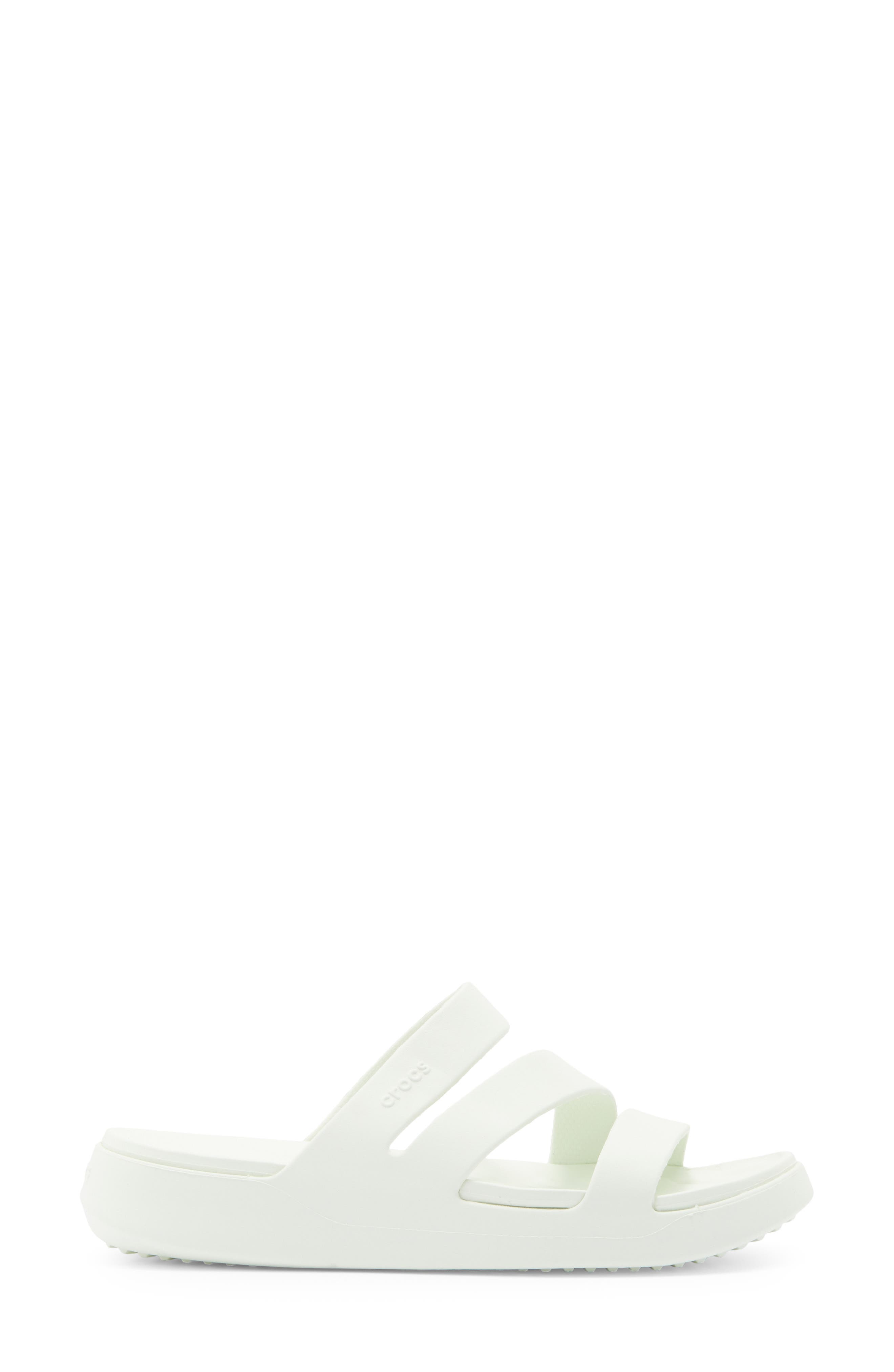 CROCS Getaway Waterproof Strappy Slide Sandal, Alternate, color, Mint Tint
