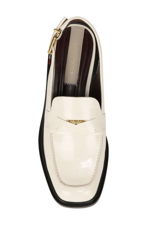 Franco Sarto Giada Slingback Loafer Pump In Vanilla