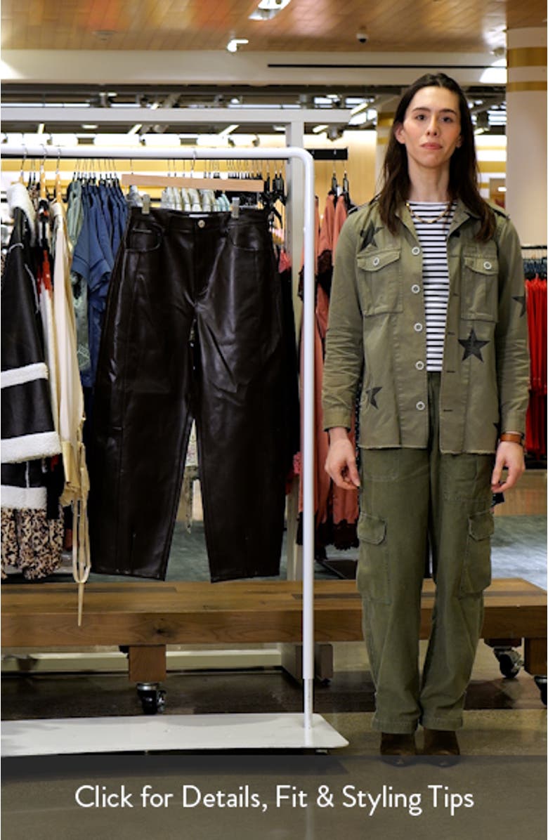 Eli Coated Ankle Barrel Leg Jeans, sales video thumbnail