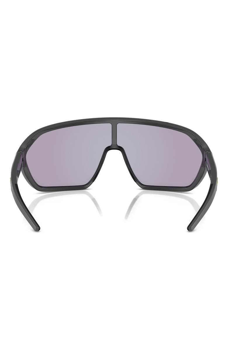 Scuderia Ferrari 42mm Mirrored Pillow Sunglasses, Alternate, color, Grey