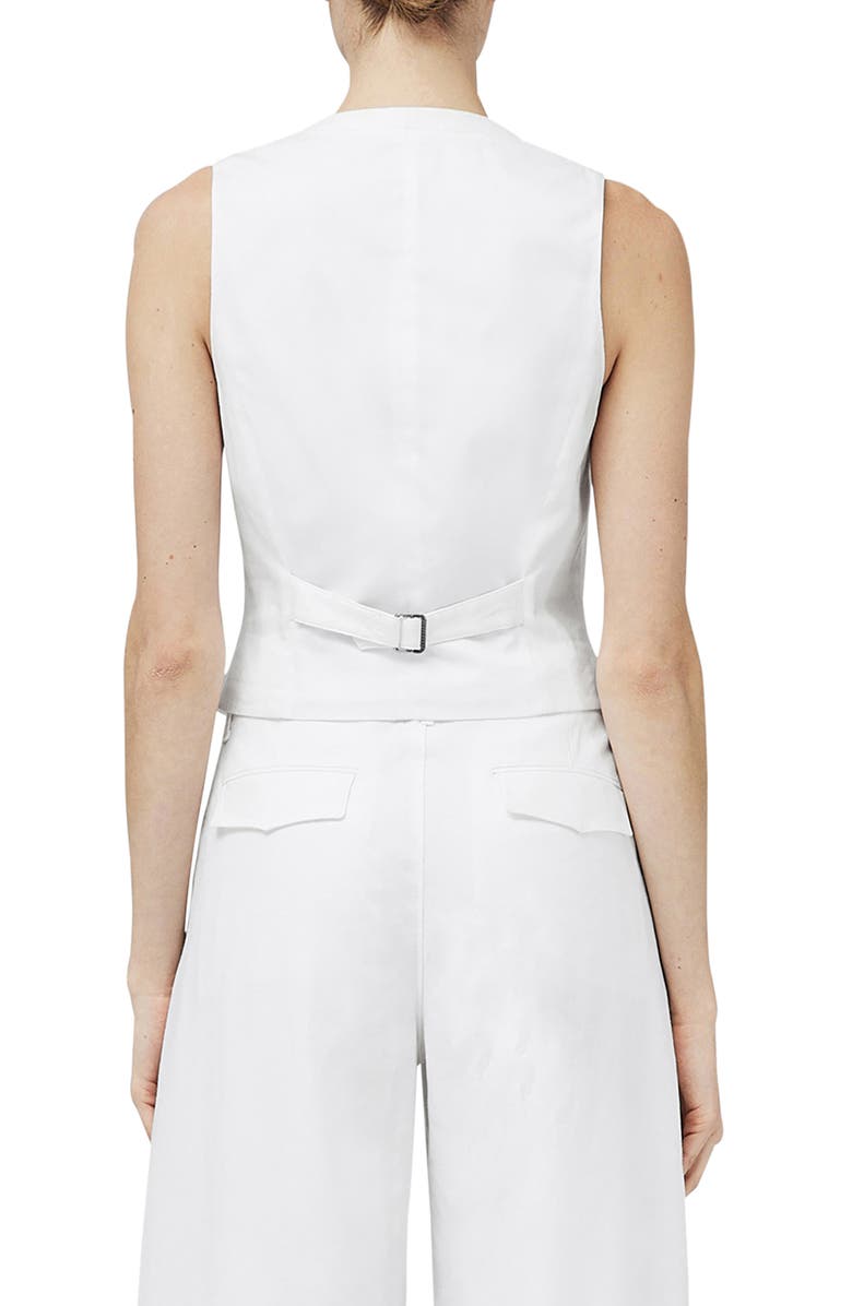 rag & bone Priya Linen Blend Vest, Alternate, color, 