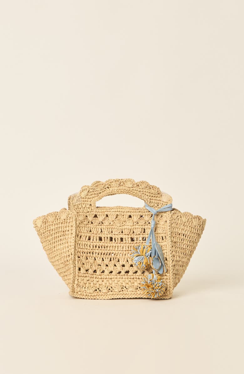 BTB Los Angeles Mini Tammi Tote, Main, color, Natural