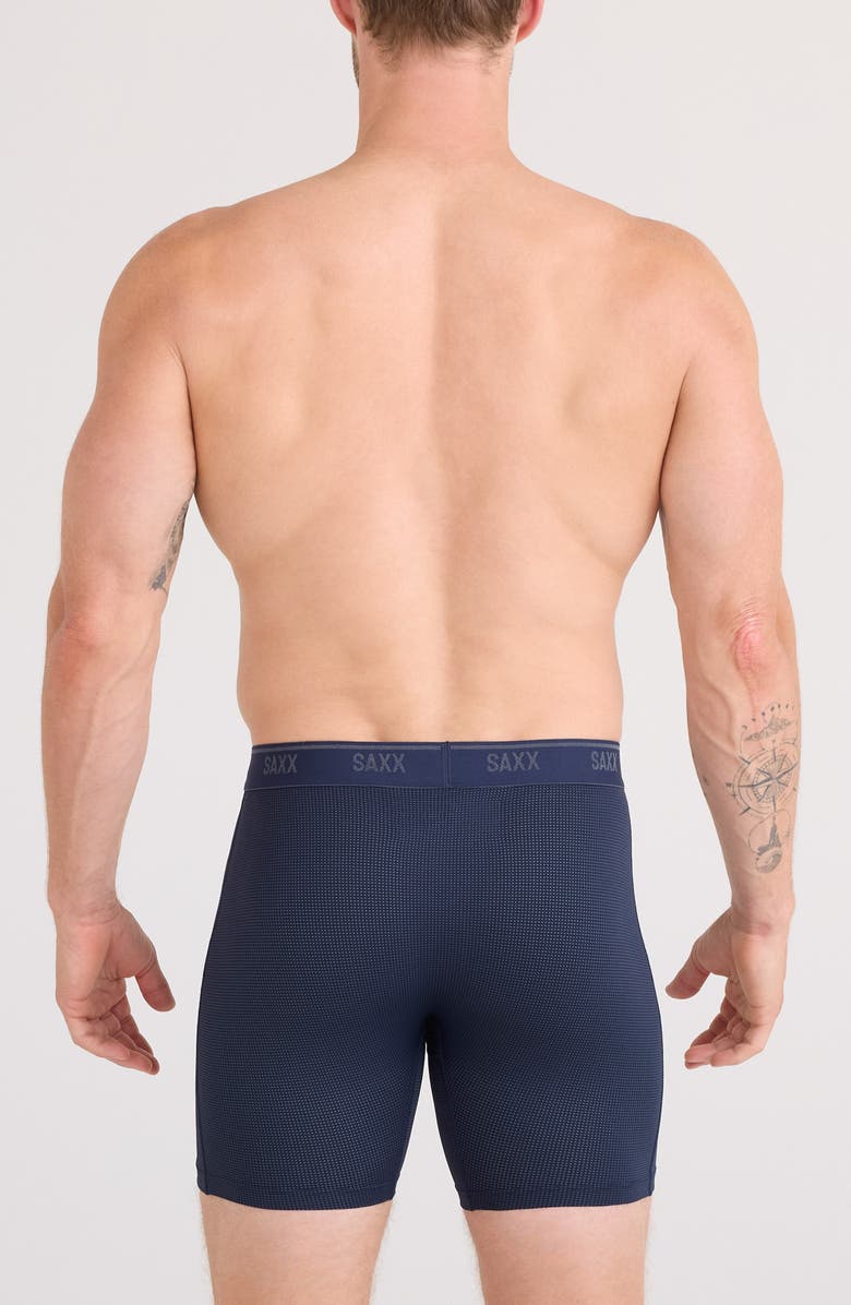 SAXX Quest Quick Dry Mesh Boxer Briefs, Alternate, color, Maritime