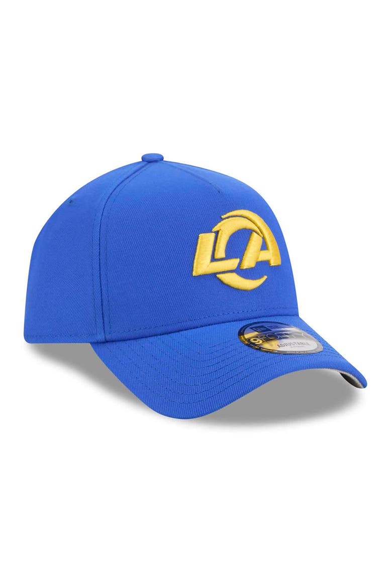 Men's New Era Royal Los Angeles Rams 9FORTY A-Frame Adjustable Hat, Alternate, color, Royal