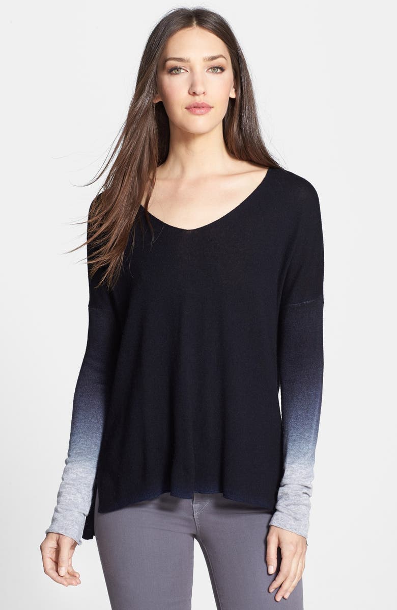 Vince Ombré V-Neck Sweater, Main, color,