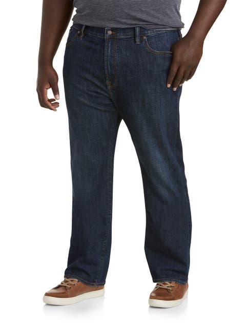 Big & Tall Relaxed Straight Fit Stretch Jeans