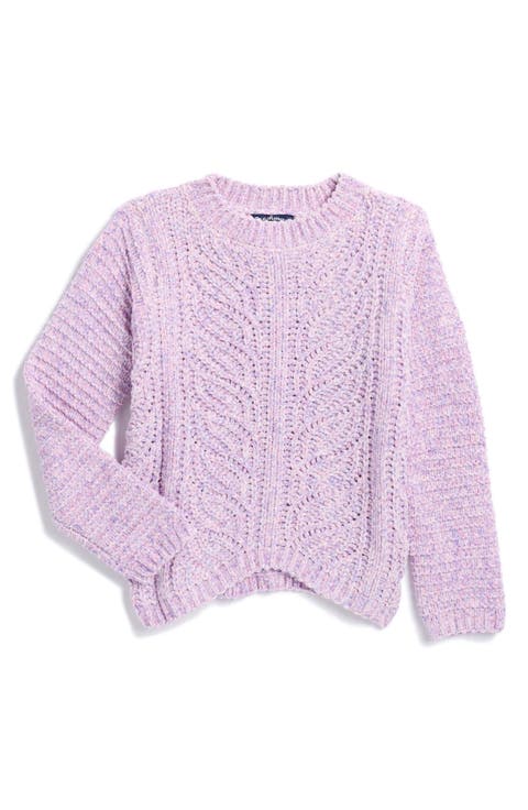 Kids' Scallop Hem Pullover Sweater (Big Kid)