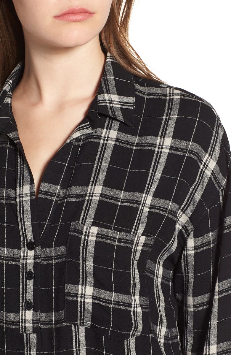 All in Favor Slouchy Pocket Henley, Alternate, color,