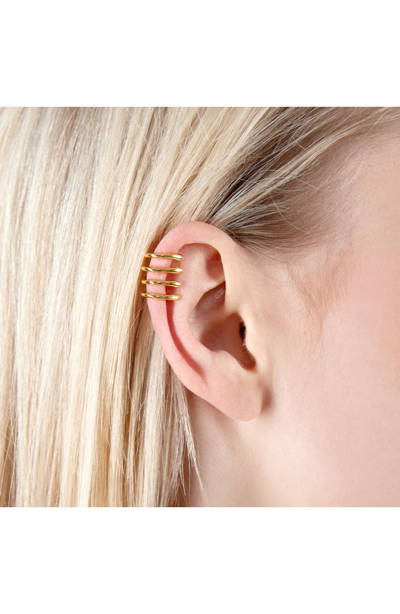 Lucy Quartermaine Waterfall High Ear Cuff, Alternate, color, Sterling Silver