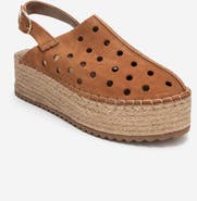 Forever & Always Shoes Fraga Leather Wedge Sandal