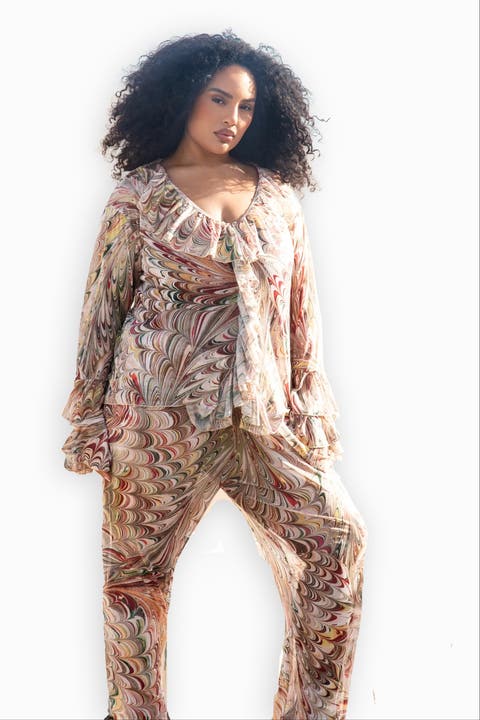 Curve Wide Leg Resort Trouser