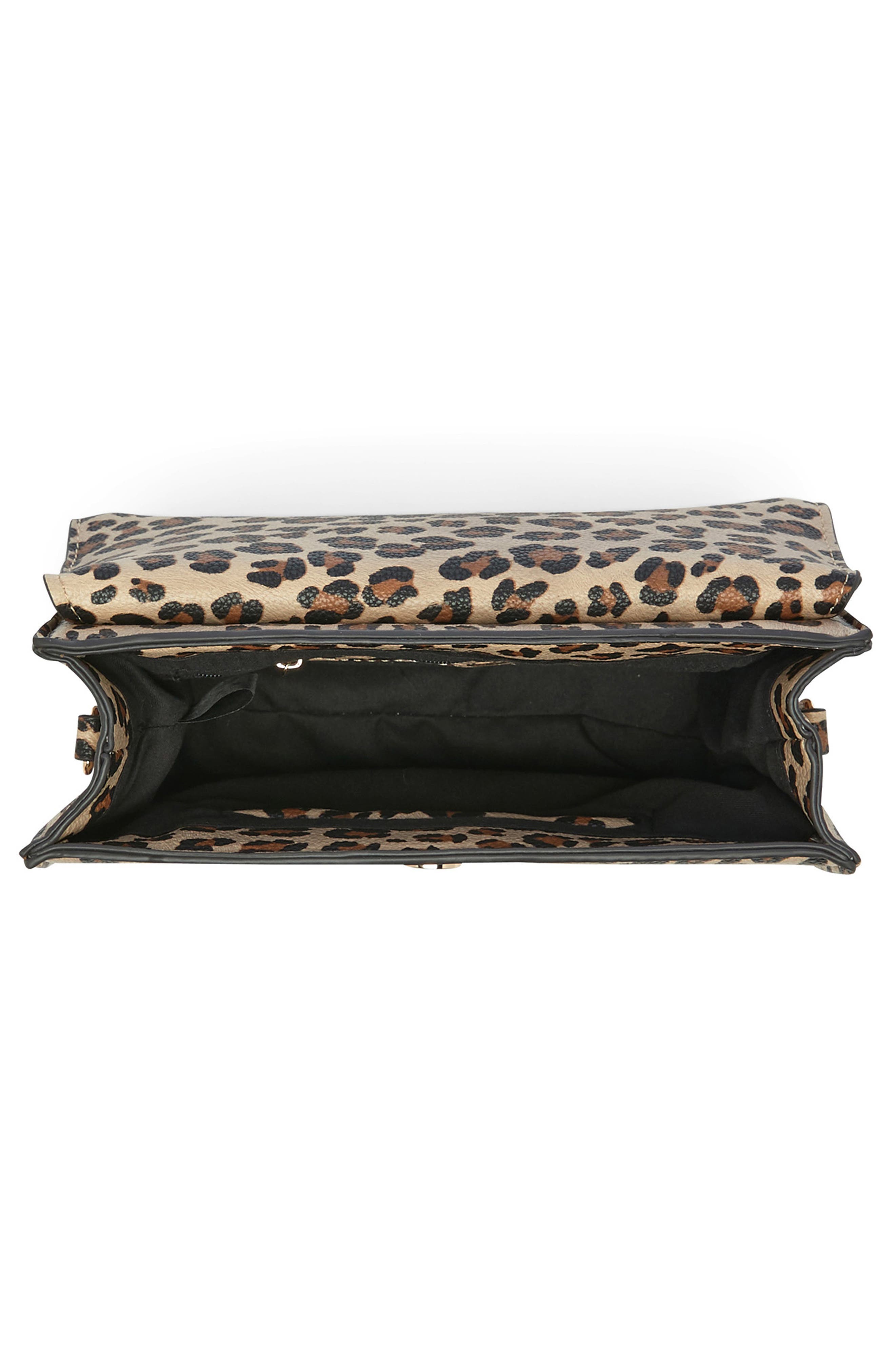 Sole Society Small Evar Faux Leather Crossbody Bag, Alternate, color, 