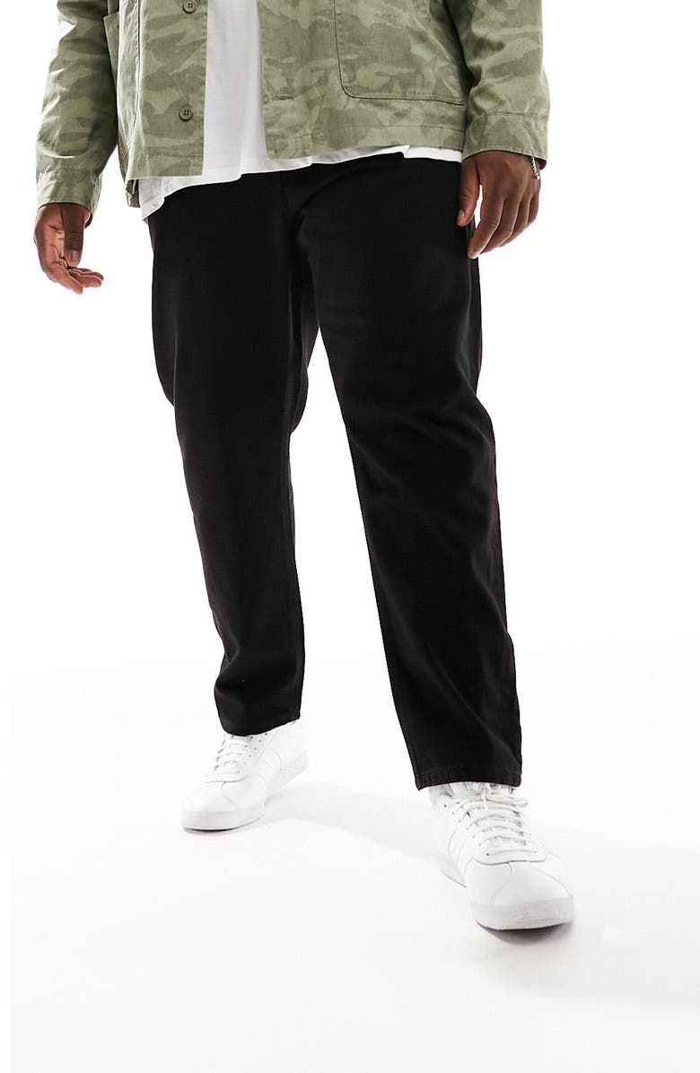 ASOS DESIGN Classic Rigid Straight Leg Jeans, Alternate, color,