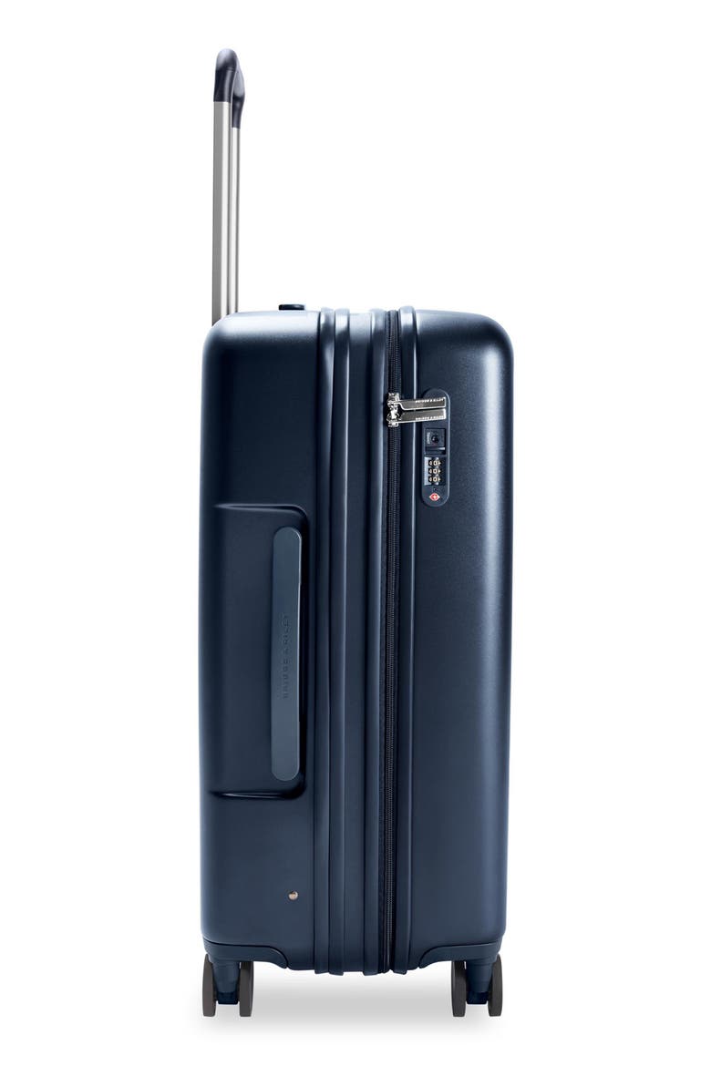 Sympatico Medium 27-Inch Expandable Spinner Luggage, Alternate, color, NAVY