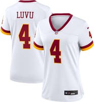Nike Women's Nike Frankie Luvu White Washington Commanders Game Super Bowl Era Jersey