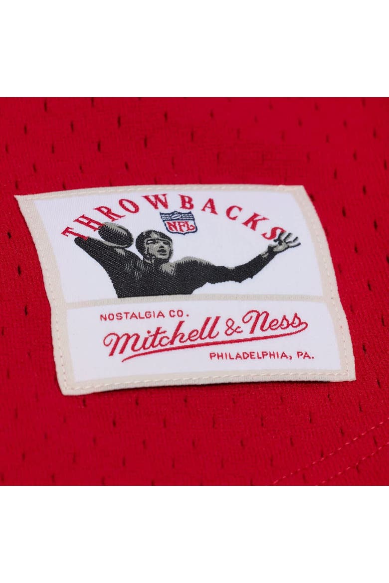 Men's Mitchell & Ness  Scarlet San Francisco 49ers Head Coach Mesh Full-Button Fashion Jersey, Alternate, color, Scarlet