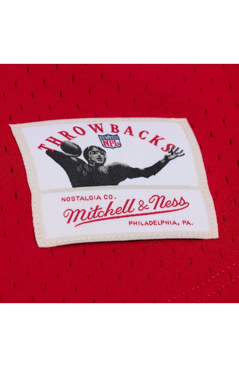 Mitchell & Ness Men's Mitchell & Ness  Scarlet San Francisco 49ers Head Coach Mesh Full-Button Fashion Jersey, Alternate, color, Scarlet