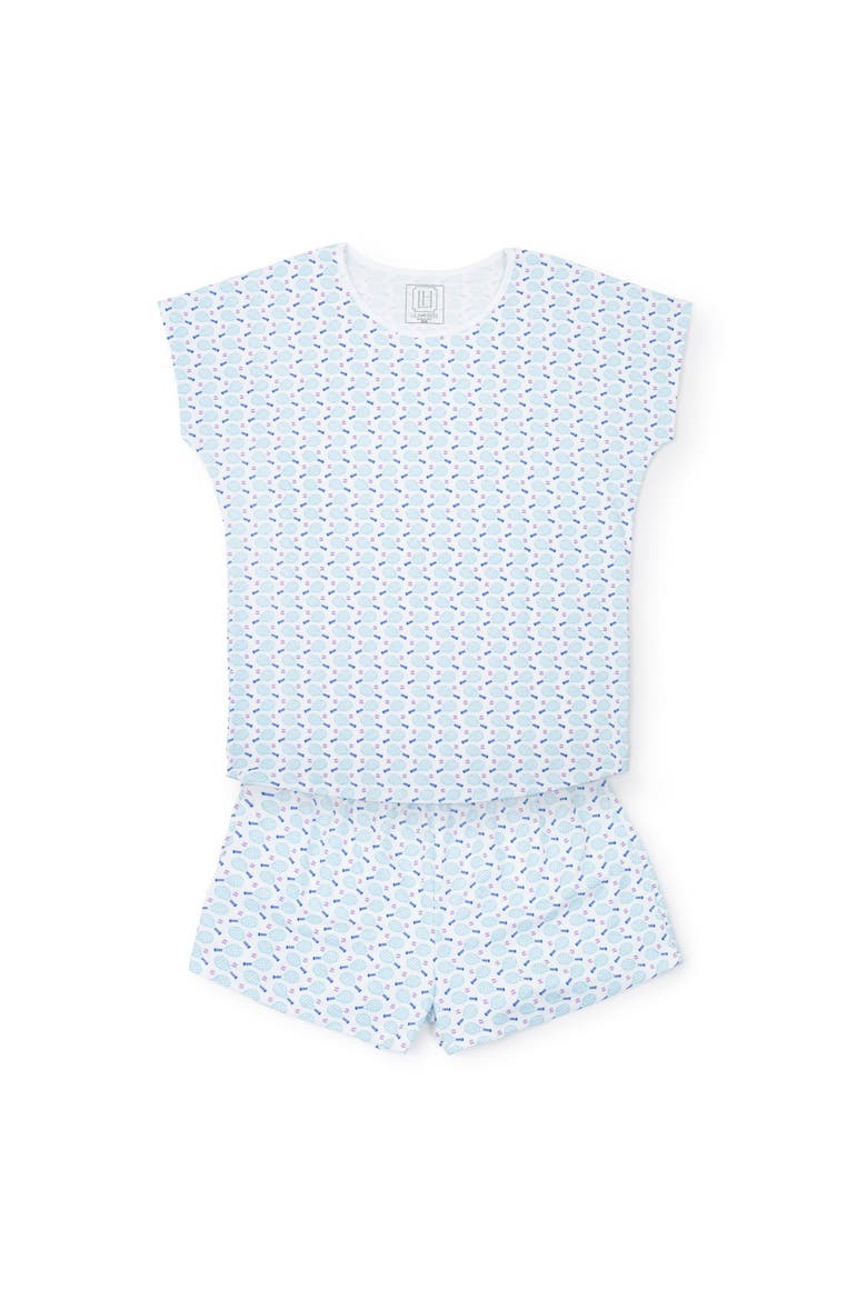 Riley Women's Pajama Short Set, Main, color, Tennis Match Pink