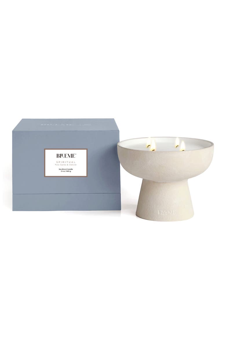 Spiritual Large Ceramic Candle, Main, color, NO COLOR
