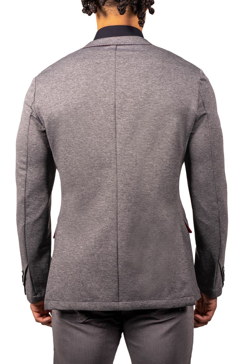 Stretch Grey Unconstructed Blazer, Alternate, color, GREY