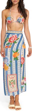Agua Bendita Zinna Basket Cover-Up Sarong