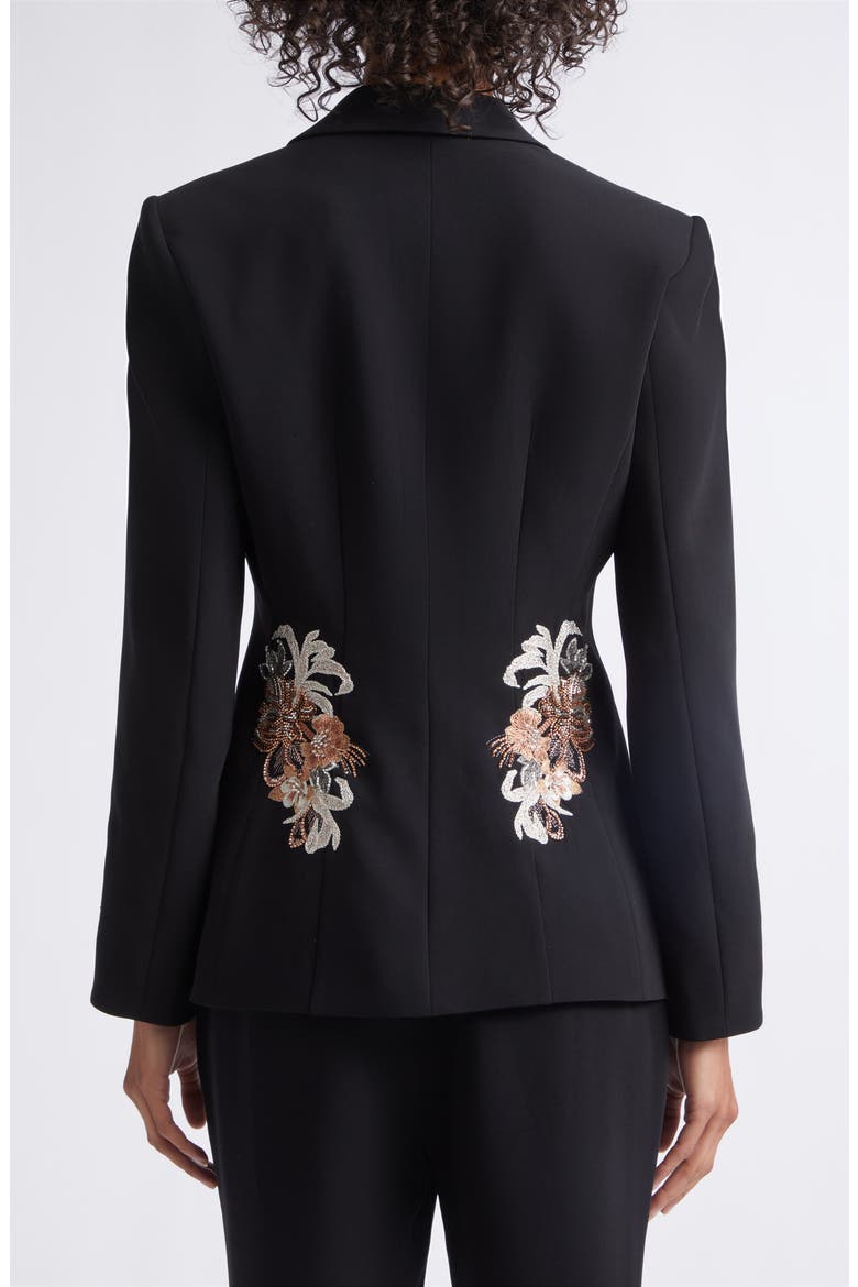 Isby Beaded Floral Jacket, Alternate, color, BLACK/ NEUTRAL MULTI
