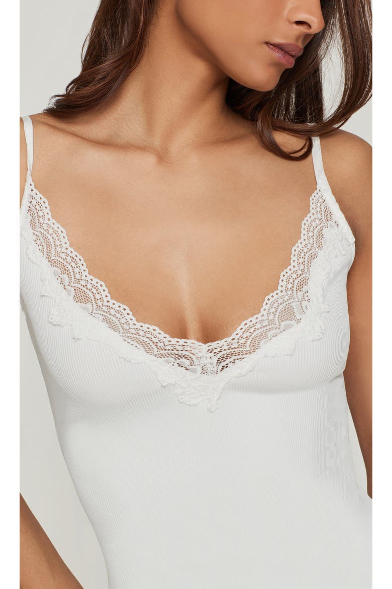 Amos Lace Combo Cami Top, Alternate, color, white