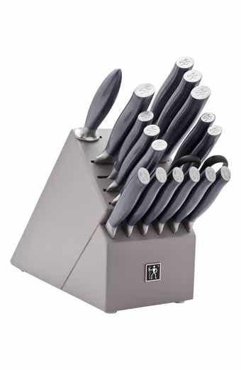 HENCKELS CUTLERY Graphite Stainless Steel Knife Block 18-Piece Set
