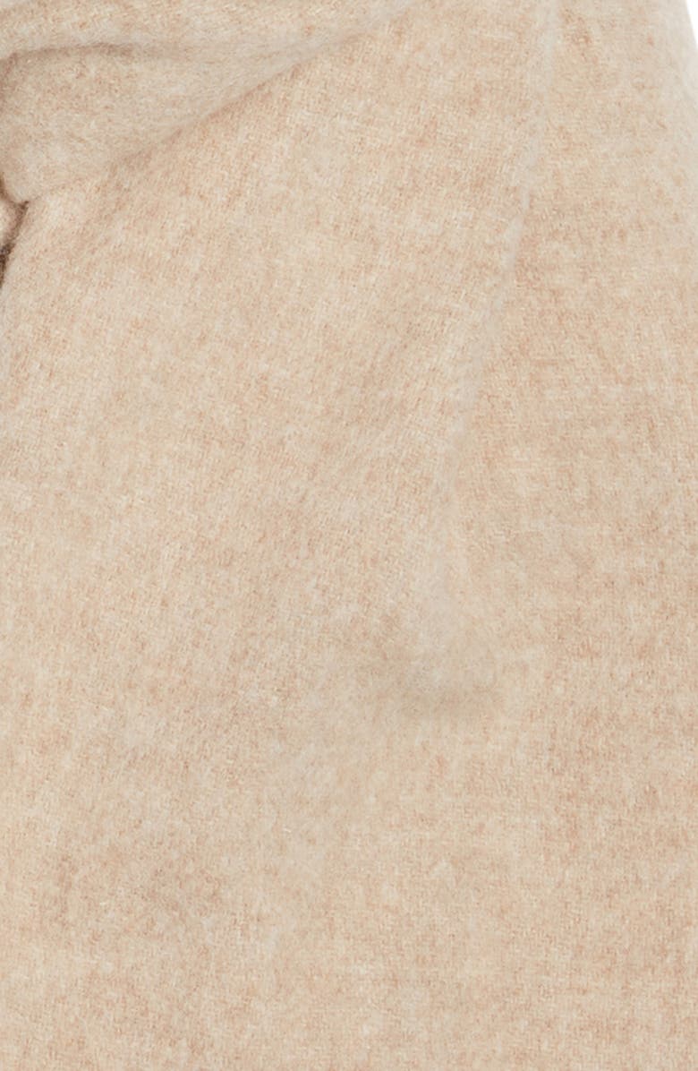 Acne Studios Canada Fringe Scarf, Alternate, color, Oatmeal Melange