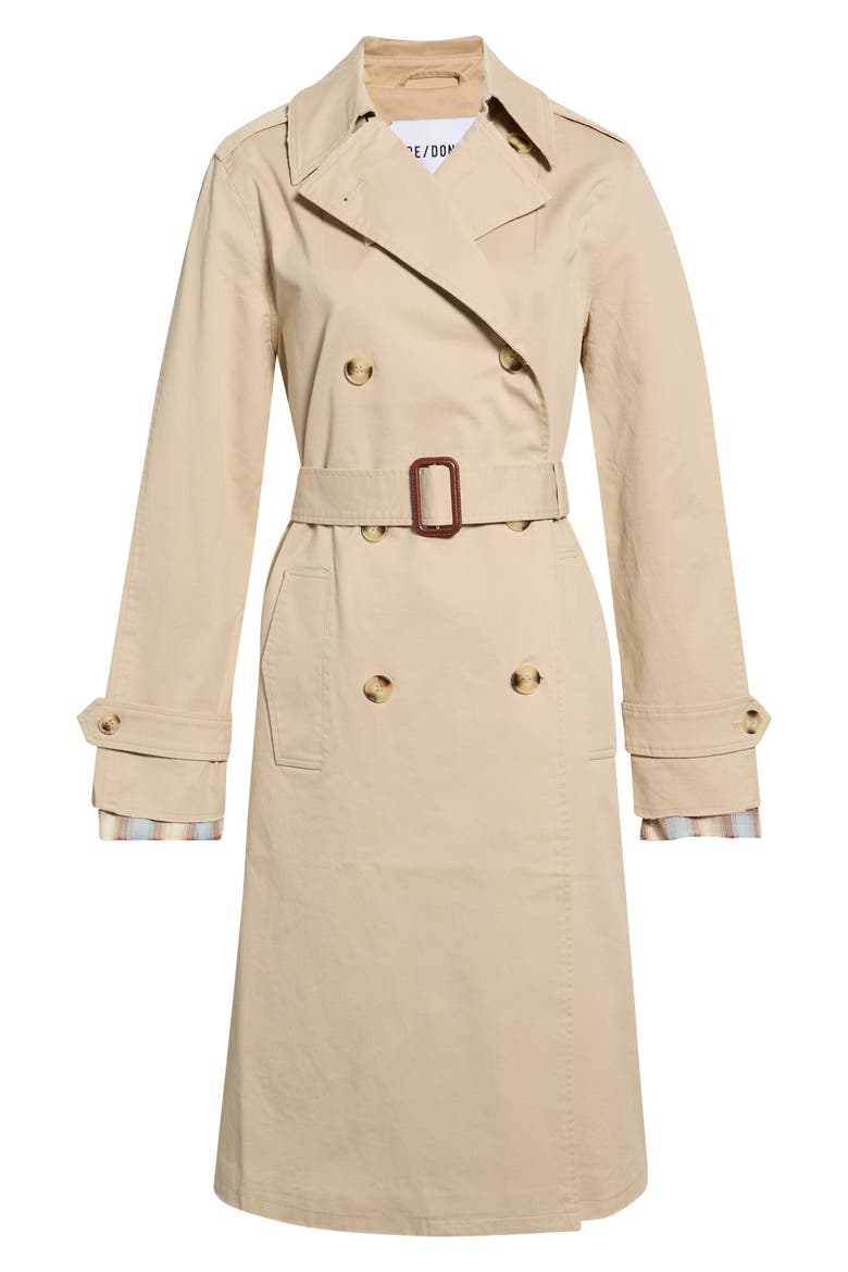 Cara Trench Coat, Main, color, KHAKI