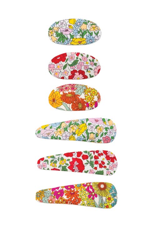 Liberty Floral Hair Clip Set of 6