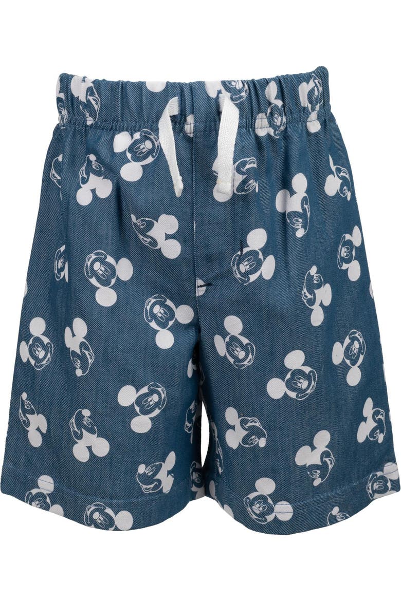 Mickey Mouse 2-Piece Polo Shirt and Shorts Set, Alternate, color, Mickey Tusk Blue