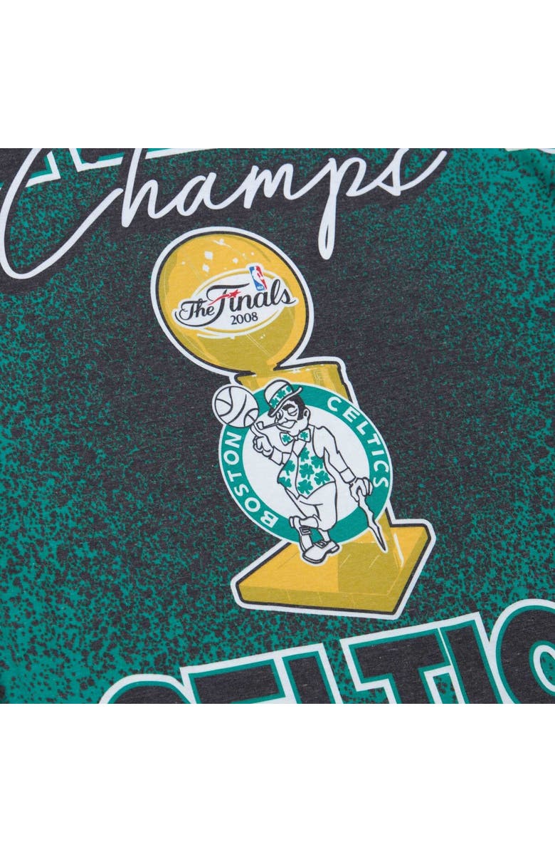 Mitchell & Ness Men's Mitchell & Ness Kelly Green Boston Celtics Hardwood Classics 2008 NBA Finals Champ City T-Shirt, Alternate, color, 