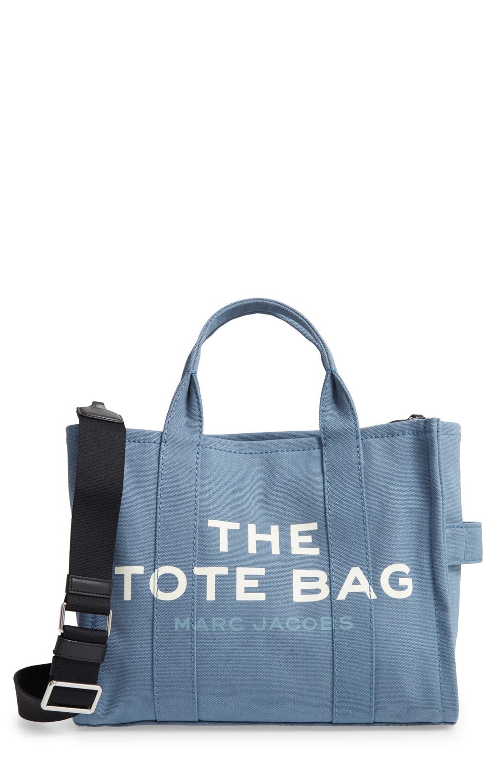 The Canvas Medium Tote Bag, color, BLUE SHADOW